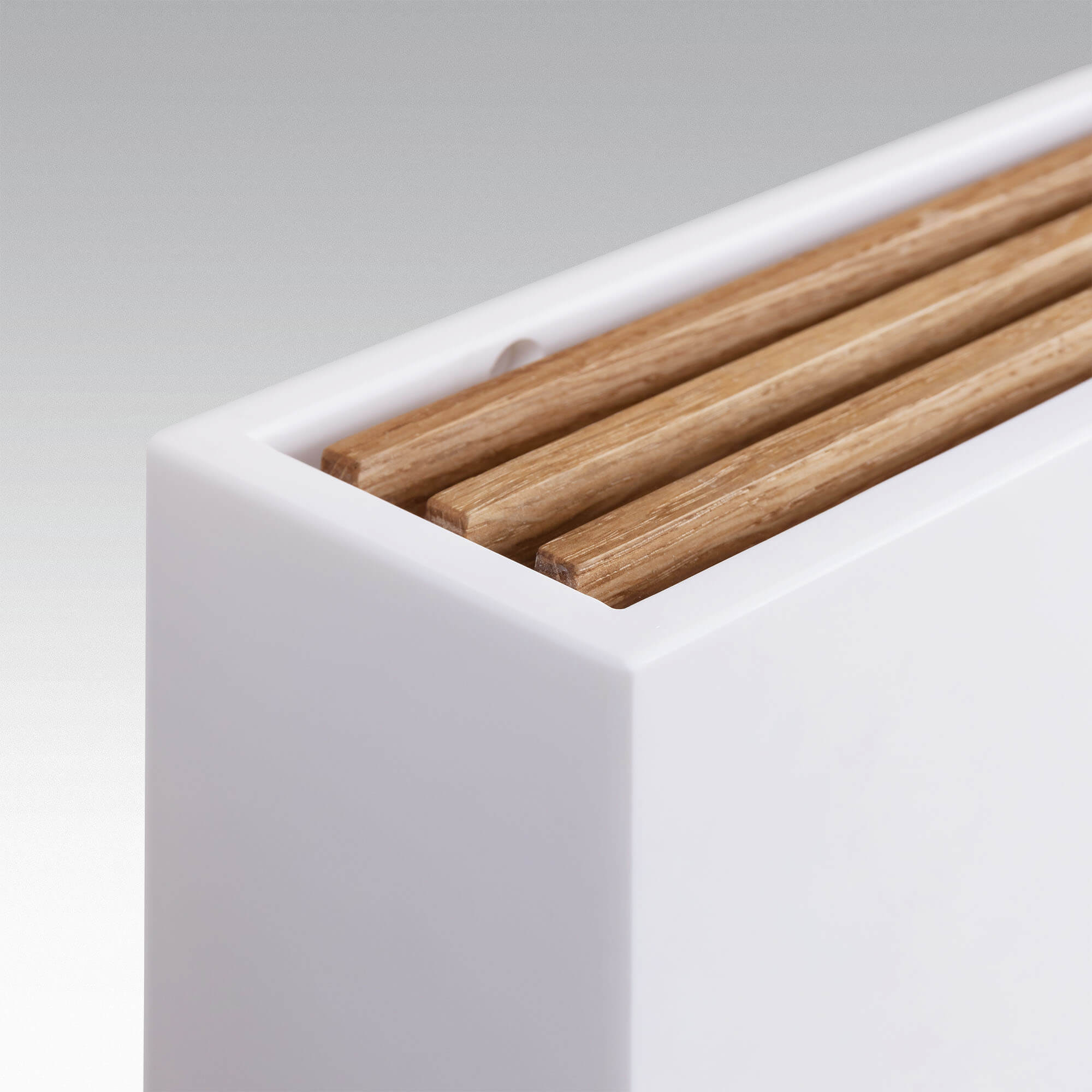 Nástěnný konvektor Noemi - kámen / mřížka dub - Obrázek 2